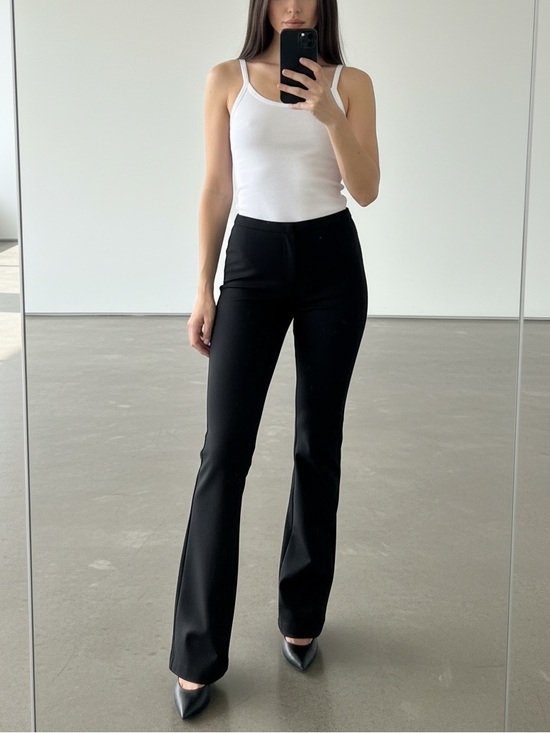 Vintage Pants - Vintage Y2K Buffalo David Bitton Black Flare Pants Size 26